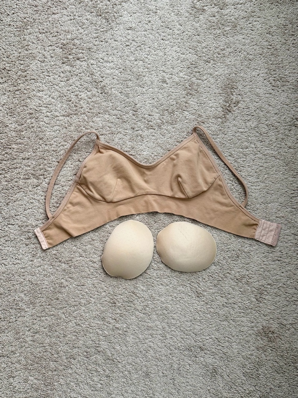 Small Blue Canoe cotton bra